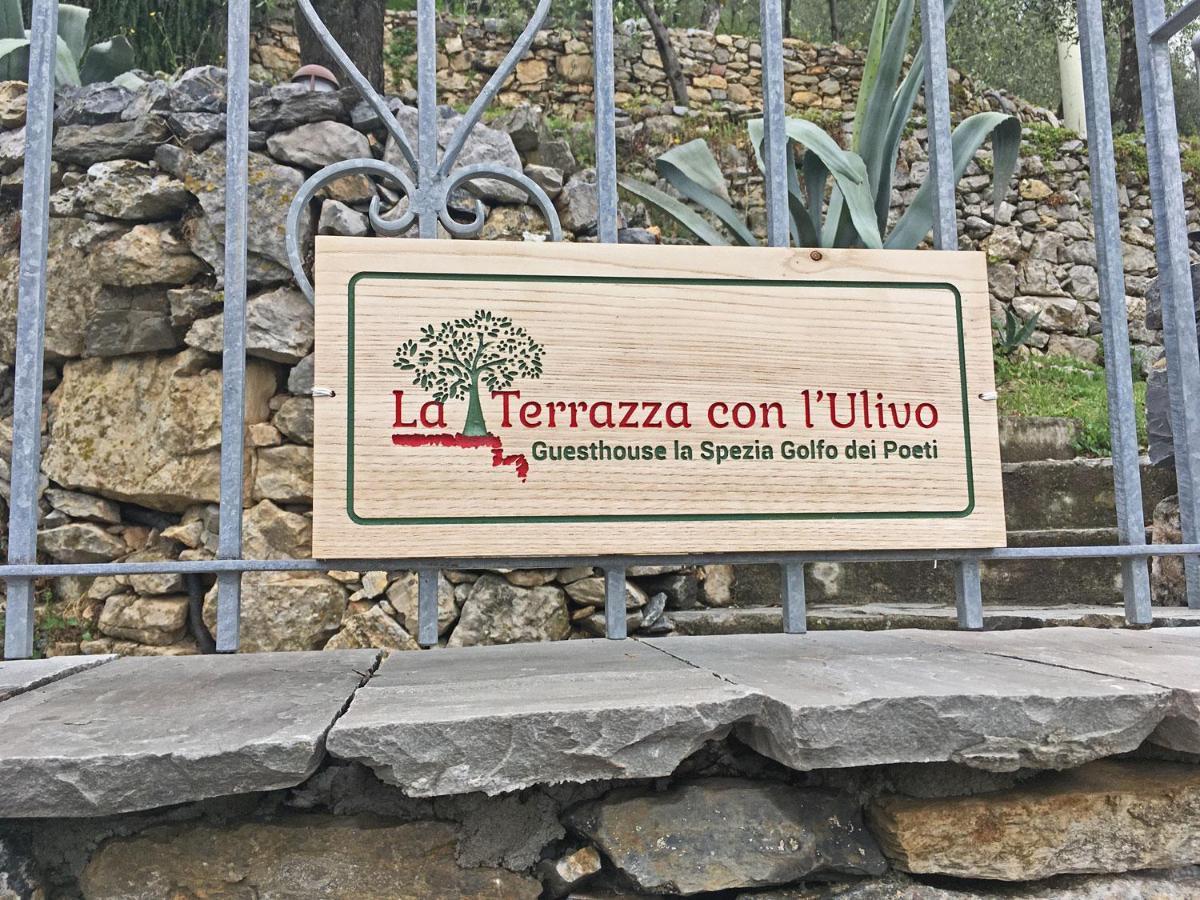 La Terrazza Con L'Ulivo - Guesthouse Con Terrazza E Vista Sul Golfo Dei Poeti 라스페치아 외부 사진
