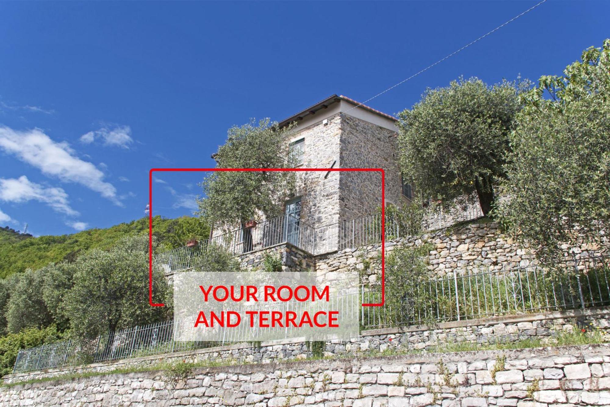 La Terrazza Con L'Ulivo - Guesthouse Con Terrazza E Vista Sul Golfo Dei Poeti 라스페치아 외부 사진